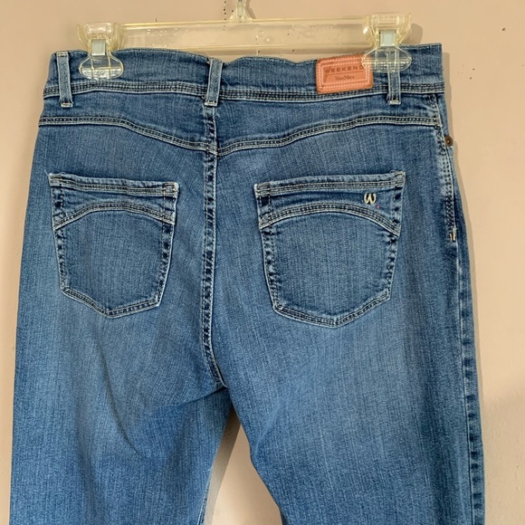 1 MAX MARA WEEKEND WOMENS STRECH JEANS FIT W2 BOOTCUT BLUE SIZE 44 US 10 - Picture 3 of 8